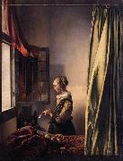 Girl Reading a Letter at an Open Window VERMEER VAN DELFT, Jan